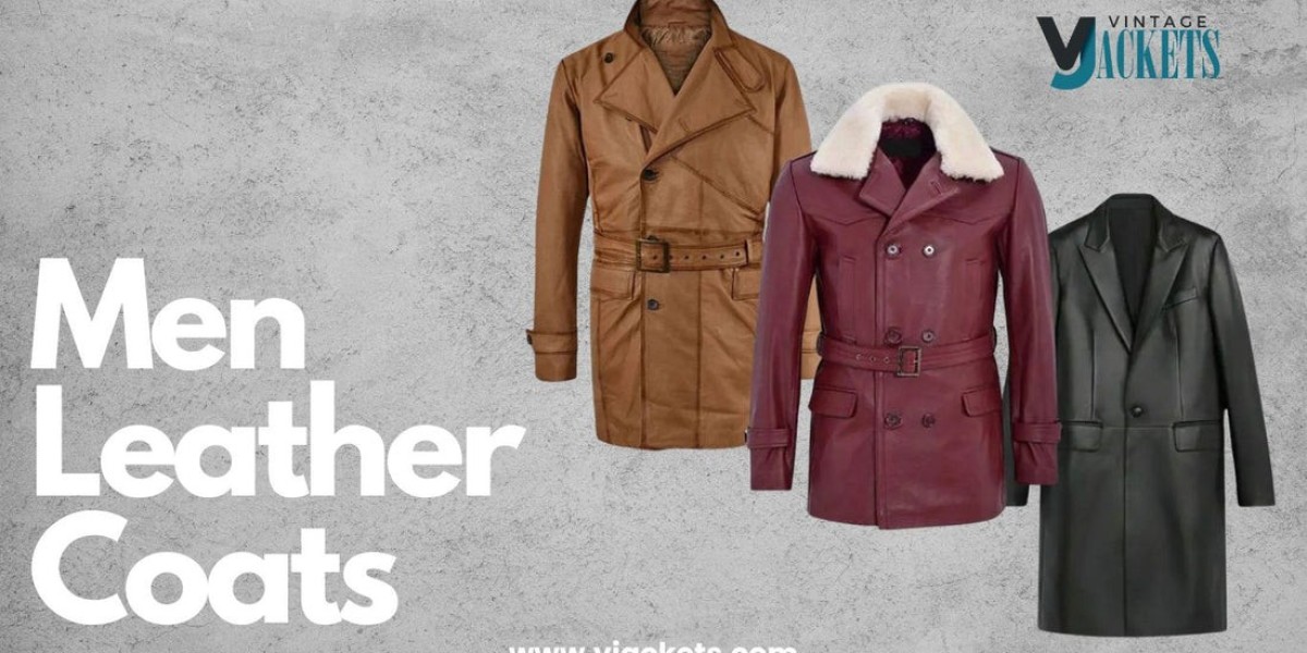 Men's leather coats
